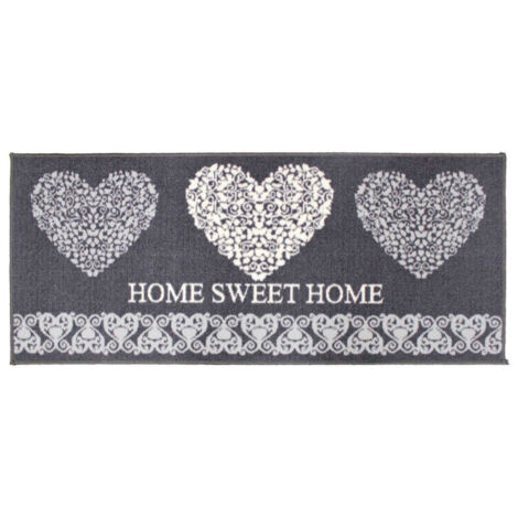 Tapis Déco Multi-Usage "Mathilda" 50x120cm Gris (1/4)