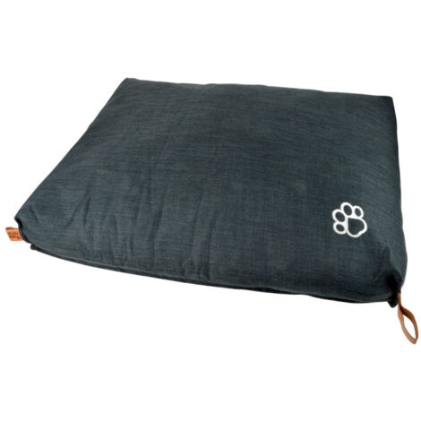 Coussin Rectangle Chien & Chat "City" 80cm Anthracite (1/5)