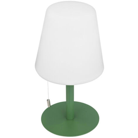 Lampe à Poser d'Extérieur "Zack" 30cm Vert Olive (1/5)