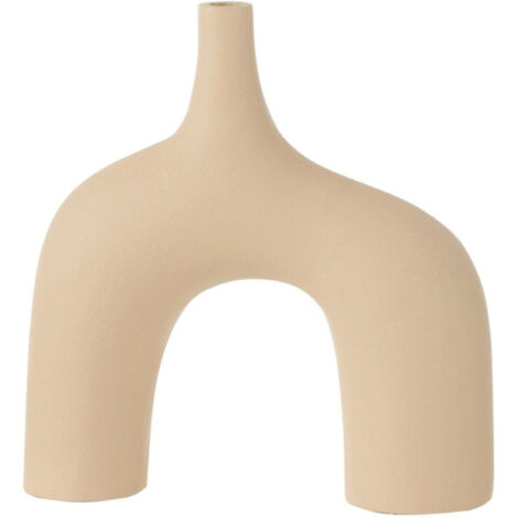 Vase Design "Camille" 30cm Beige (1/2)