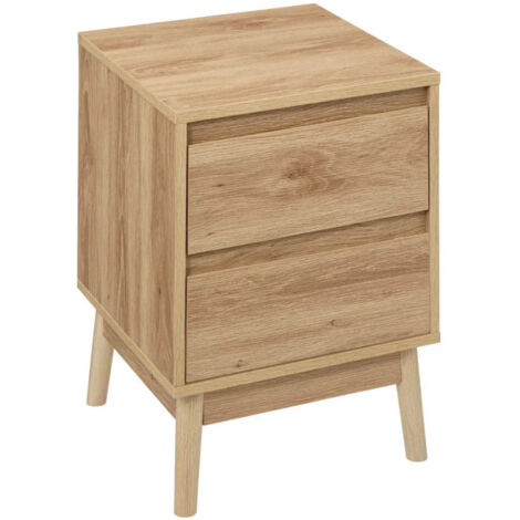 Table de Chevet Design "Abana" 56cm Naturel (1/3)