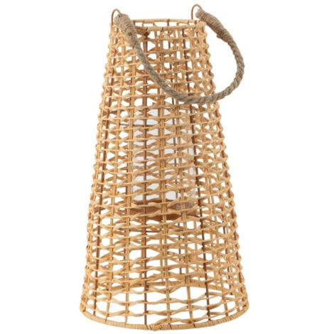 Lanterne en Rotin "Anais" 42cm Naturel (1/5)