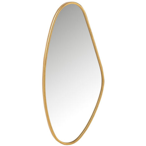 Miroir Mural Design "Abstrait" 73cm Or (1/3)
