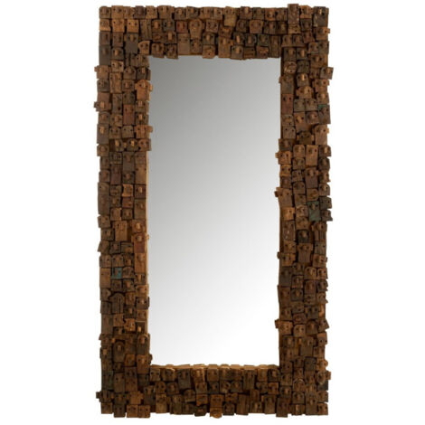 Miroir à Poser en Bois "Syma" 180cm Marron (1/5)