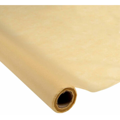 Nappe Plastique "Intissé" 1,20x10m Crème (1/2)