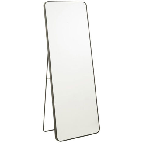 Miroir sur Pied Rectangle "Lazaro" 150cm Noir (1/5)