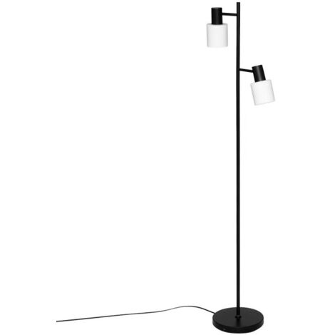 Lampadaire Design en Métal "Tais" 143cm Noir (1/5)