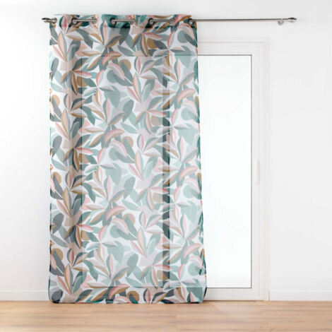 Rideau Voilage à Œillets "Lavinia" 140x280cm Multicolore (1/4)