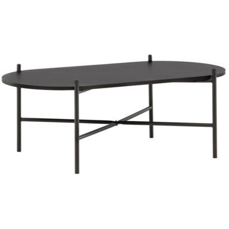 Table Basse Design "Pueblo" 120cm Noir (1/5)