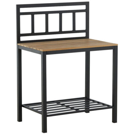 Meuble Cuisine d'Extérieur "Mexico" 127cm Noir (1/5)