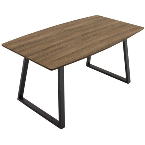 Table à Manger Extensible "Inca" 160-200cm Marron (1/5)