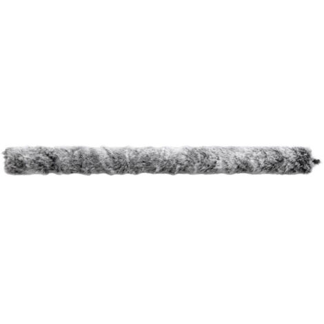 Boudin Bas de Porte Imitation Fourrure "Antartic" 80cm Gris (1/5)