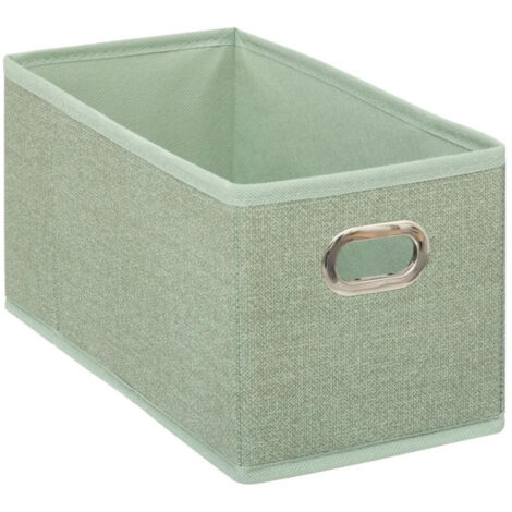 Boîte de Rangement Pliable "Premium" 15x31cm Vert Sauge