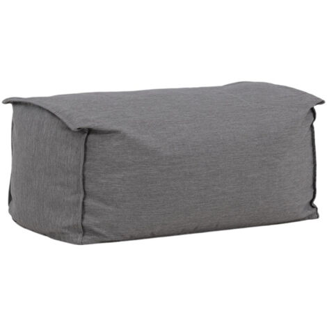 Pouf de Jardin en Tissu "Redang" 75cm Gris Foncé (1/5)