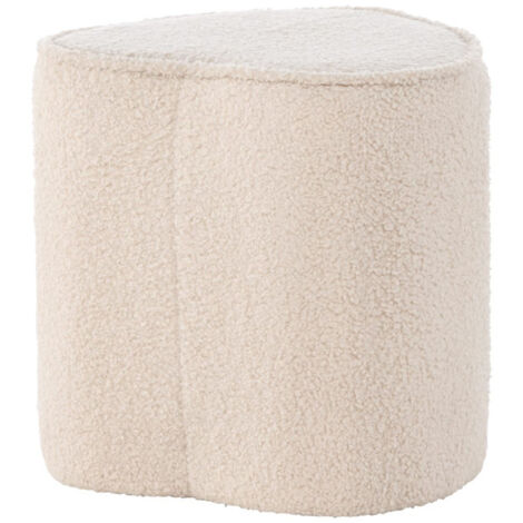 Pouf Design Enfant "Heart" 32cm Beige (1/5)