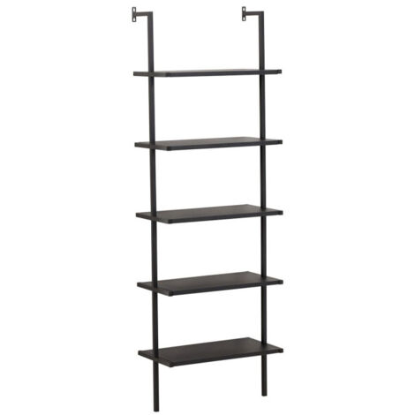 Étagère Murale en Métal "Caracas" 183cm Noir (1/5)