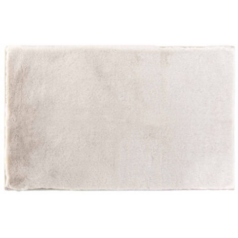 Tapis Imitation Fourrure "Feline" 60x90cm Naturel (1/5)