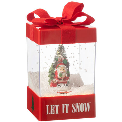 Boule à Neige à LED "Let it Snow" 20cm Multicolore (1/4)