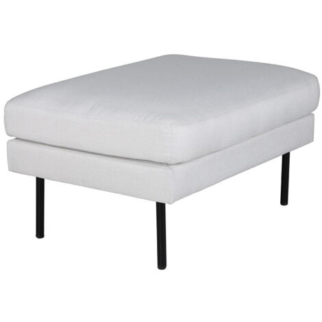 Pouf Design en Tissu "Zoom" 85cm Beige Clair (1/5)