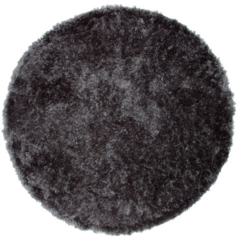 Tapis Rond Design "Natta" 200cm Gris Foncé (1/5)