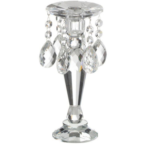 Chandelier Design en Cristal "Louise" 23cm Transparent (1/4)
