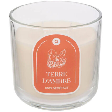 Bougie Parfumée en Verre "Floa" 350g Ambre (1/3)