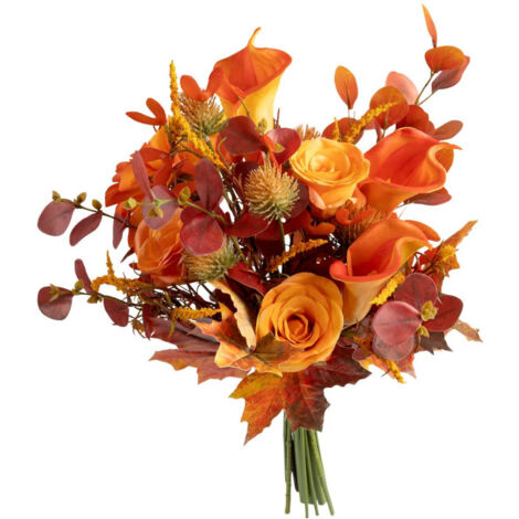 Bouquet Artificiel Automnal "James" 55cm Orange