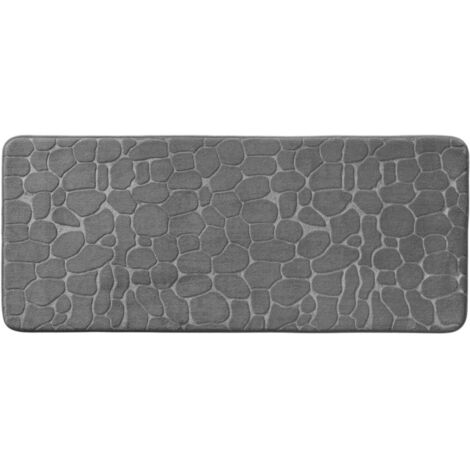 Tapis de Bain "Ricochet" 50x120cm Anthracite (1/5)