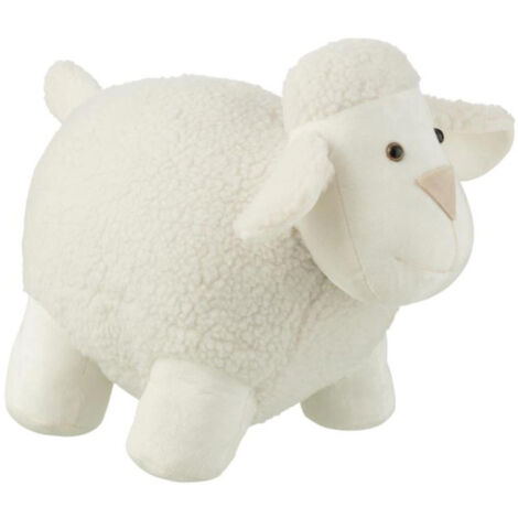 Cale-Porte Déco "Mouton" 43cm Blanc (1/3)