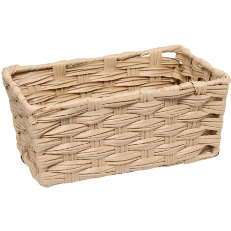 Panier de Rangement "Tressé" 22cm Naturel (1/2)