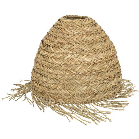 Atmosphera – Abat-jour en roseau tressé 37cm – Matière naturelle – Ambiance chaleureuse pour intérieur – Poids léger 0,8kg