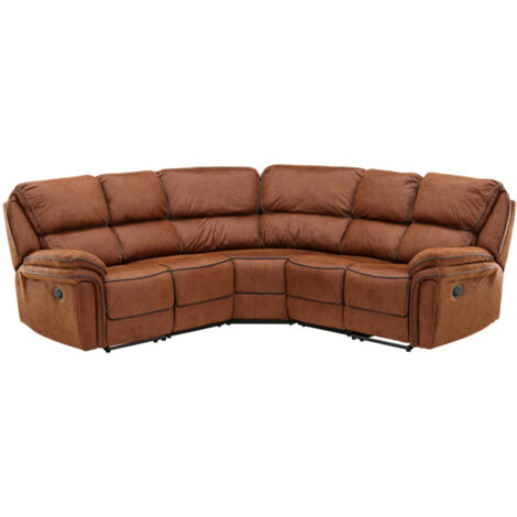 Canapé d'Angle de Relaxation "Saranda" 169cm Marron (1/5)