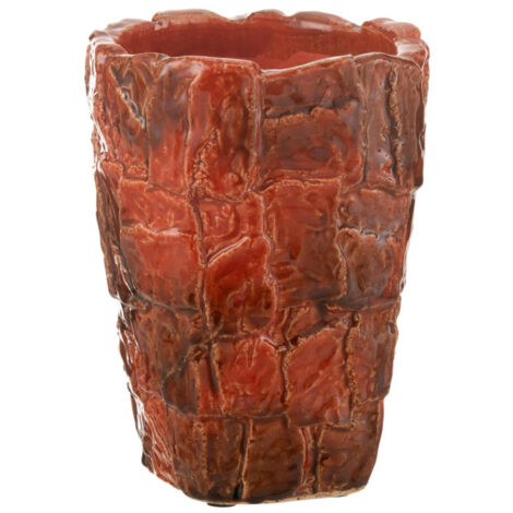 Vase Design en Céramique "Akane" 24cm Rouge (1/2)