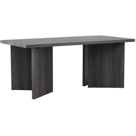 Table à Manger Design "Bassholmen" 180cm Noir (1/5)