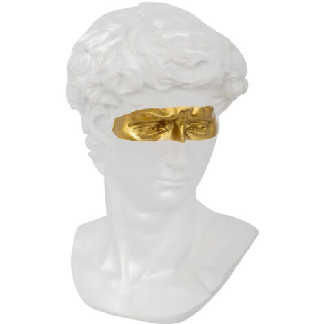 Statuette Déco "Tête de David" 24cm Blanc (1/3)