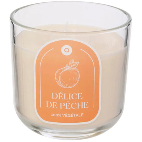 Bougie Parfumée en Verre "Floa" 610g Pêche (1/2)