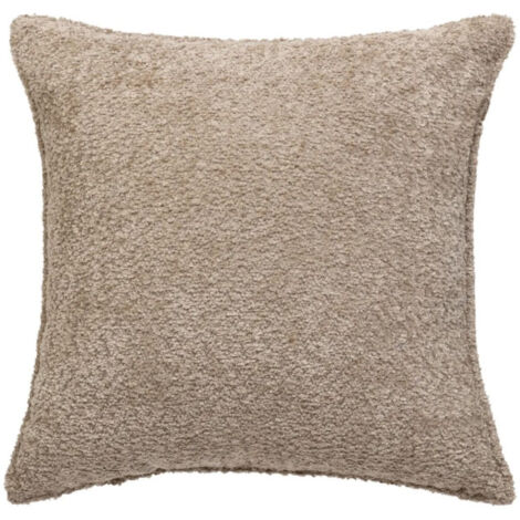 Coussin Déco Bouclette "Soana" 45x45 Lin (1/5)