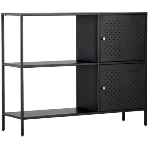 Console Design en Métal "Salta" 100cm Noir (1/5)