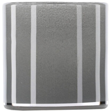 Photophore Déco "Gloria" 10cm Gris Clair (1/5)