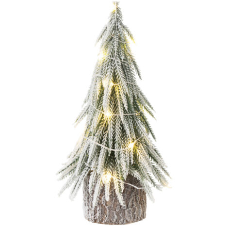 Sapin de Noël Déco à LED "Luther" 30cm Vert (1/5)
