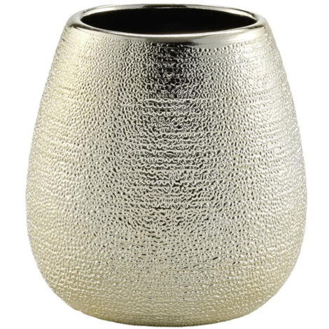 Gobelet Salle de Bain Déco "Trésor" 9cm Or (1/3)