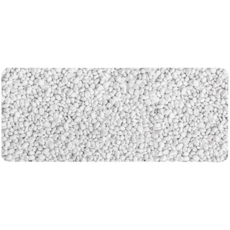 Tapis de Bain Imprimé "Leandra" 50x120cm Gris (1/5)