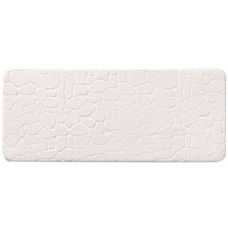 Tapis de Bain "Ricochet" 50x120cm Blanc (1/5)