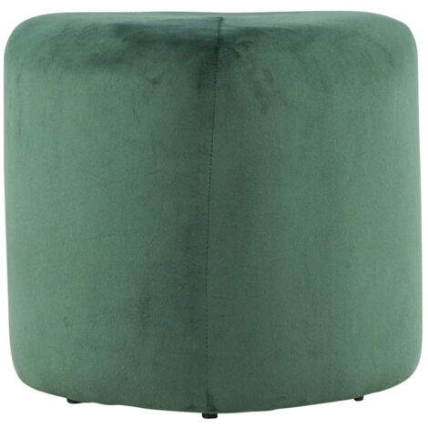 Pouf en Velours "Peg" 46cm Vert (1/5)