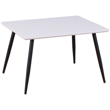 Table Enfant "Plaza" 60x80cm Blanc & Noir (1/5)