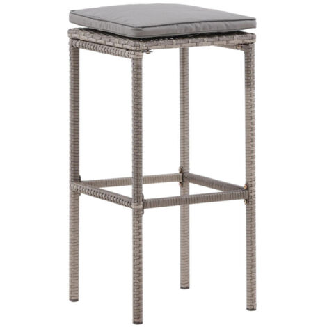 Tabouret de Bar de Jardin "Alo" 76cm Gris (1/5)