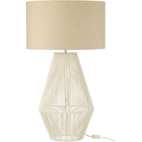 Lampe à Poser Design "Striing" 78cm Blanc (1/3)