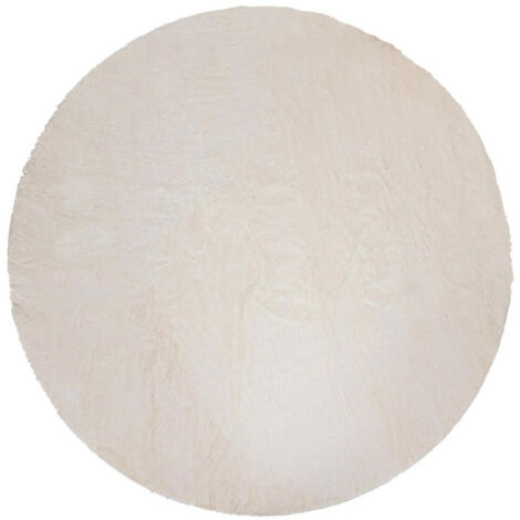 Tapis Imitation Fourrure "Automne" 118cm Blanc (1/3)