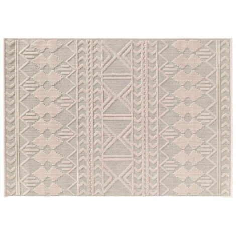 Tapis Déco Tissé "Valam" 120x170cm Naturel (1/5)