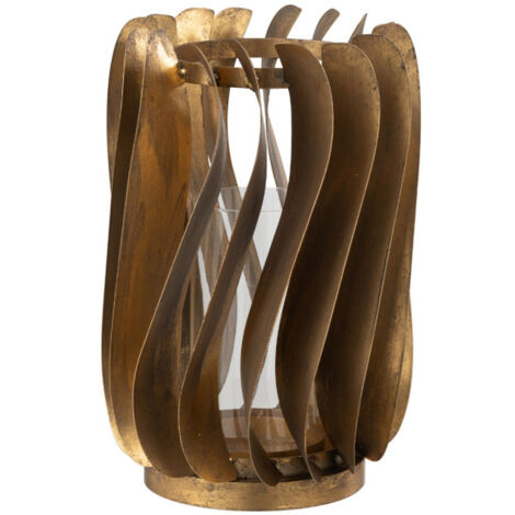 Photophore Design en Métal "Tina" 26cm Or (1/3)